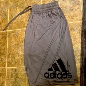 Gray Adidas basketball shorts. 2xl used condition